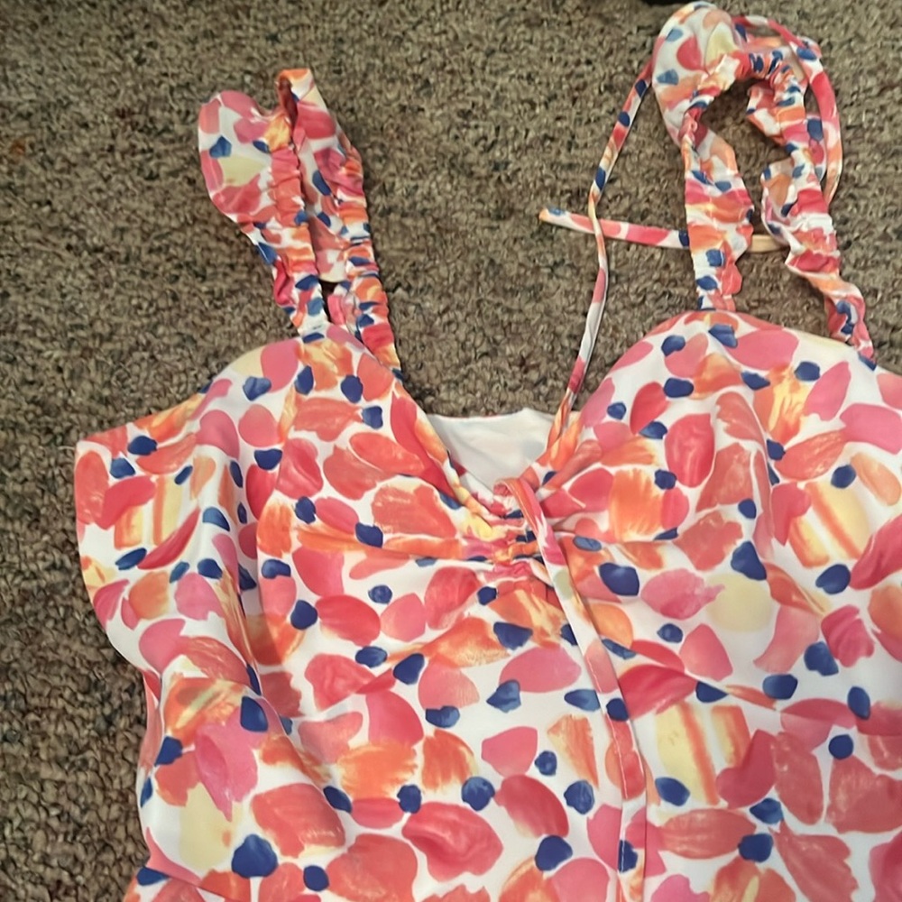 Pink lily dress